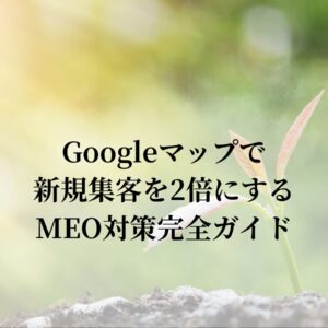 Googleマップで 新規集客を2倍にする MEO対策完全ガイド【整体院・スタジオ・パーソナルジム】